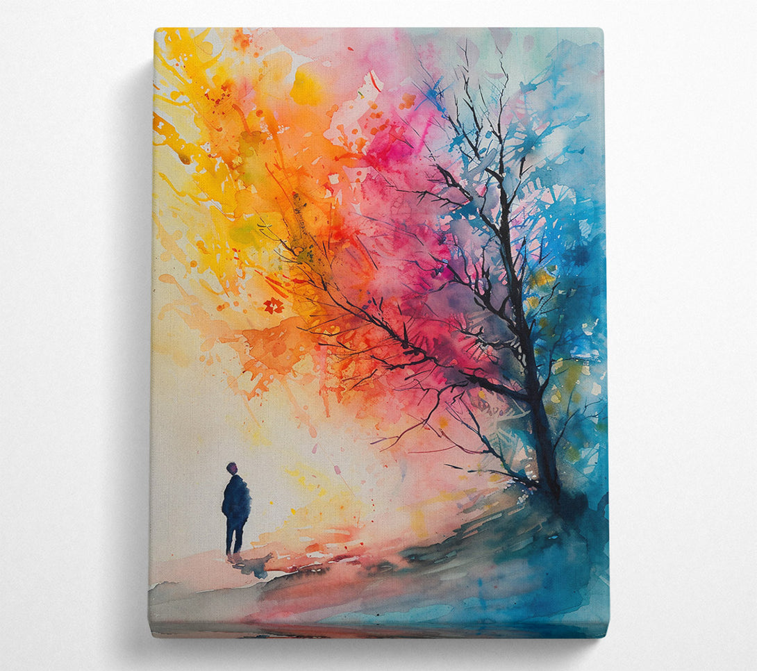  A Canvas Print of Blue Hues Of Hope Canvas Wall Art