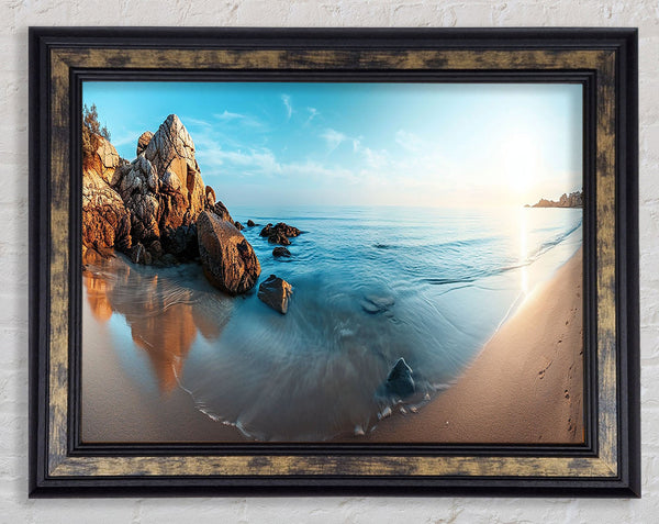 Calm Sea Framed Print