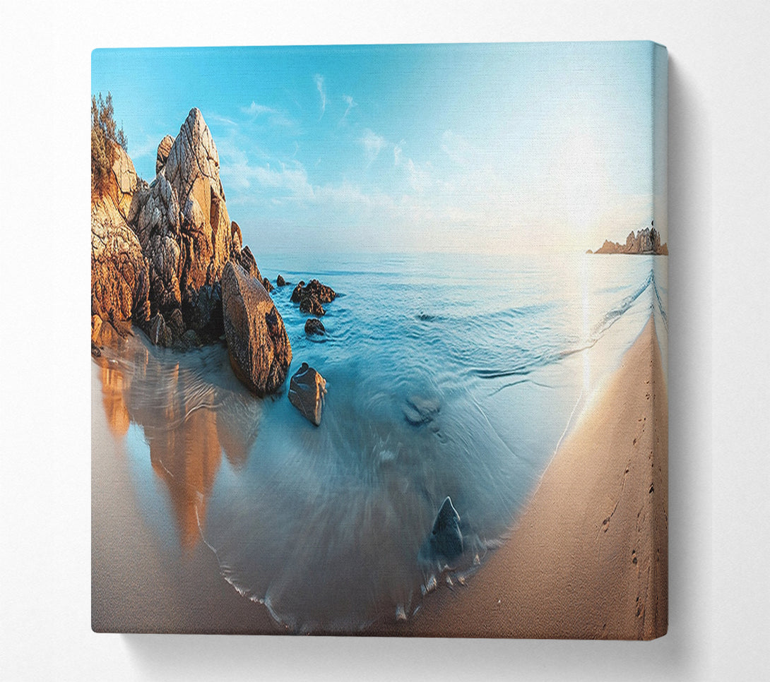  A Canvas Print of Calm Sea Canvas Print