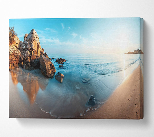  A Canvas Print of Calm Sea Canvas Print