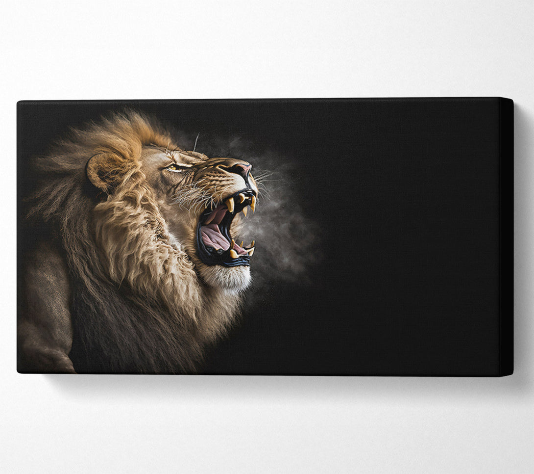  A Canvas Print of Golden Roar Of Power Canvas Art