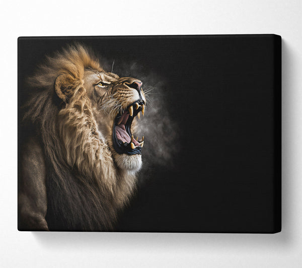  A Canvas Print of Golden Roar Of Power Canvas Art