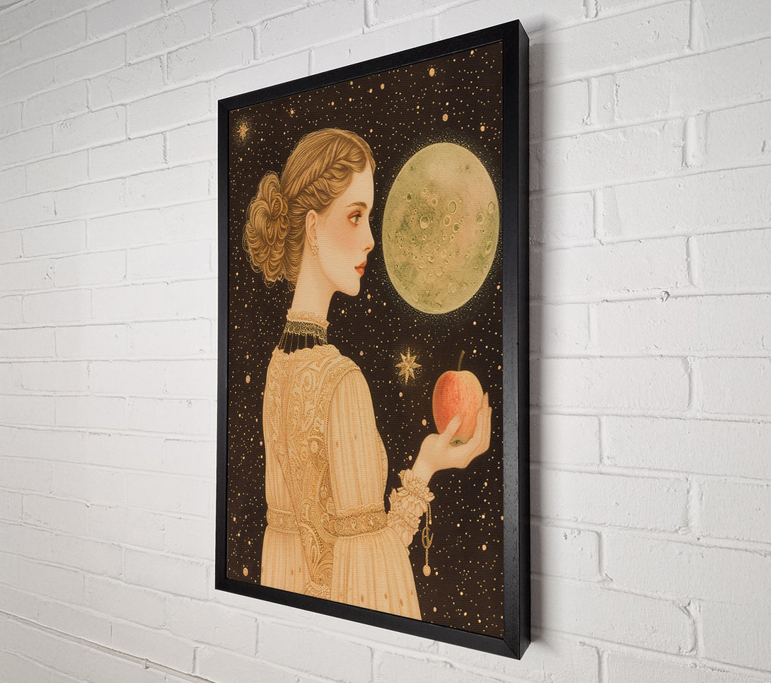  A Canvas Print of Golden Moonlight Dream Canvas Print