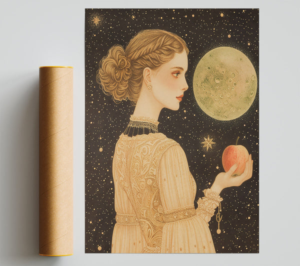 Golden Moonlight Dream Print