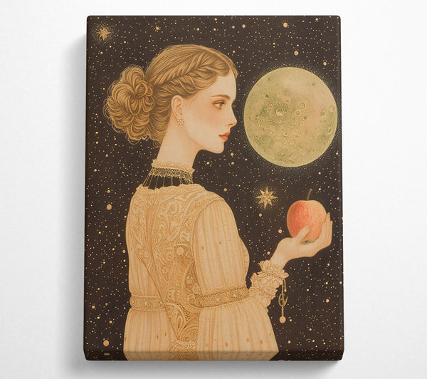  A Canvas Print of Golden Moonlight Dream Canvas Print