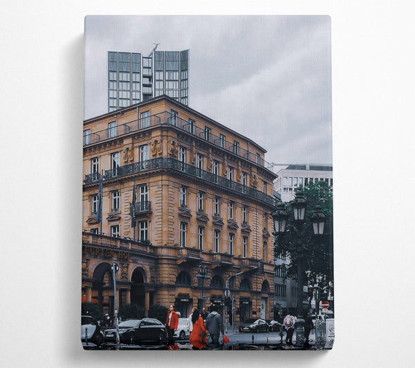  A Canvas Print of Golden Hour Cityscape Canvas Art