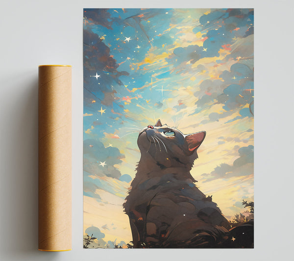Blue Sky Wondering Giclee Print