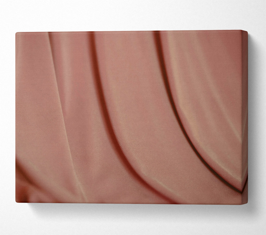  A Canvas Print of Dusty Rose Drape Canvas Print