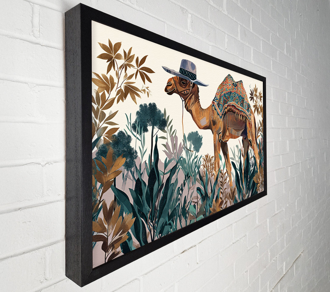  A Canvas Print of Camel Hat Egypt Canvas Art