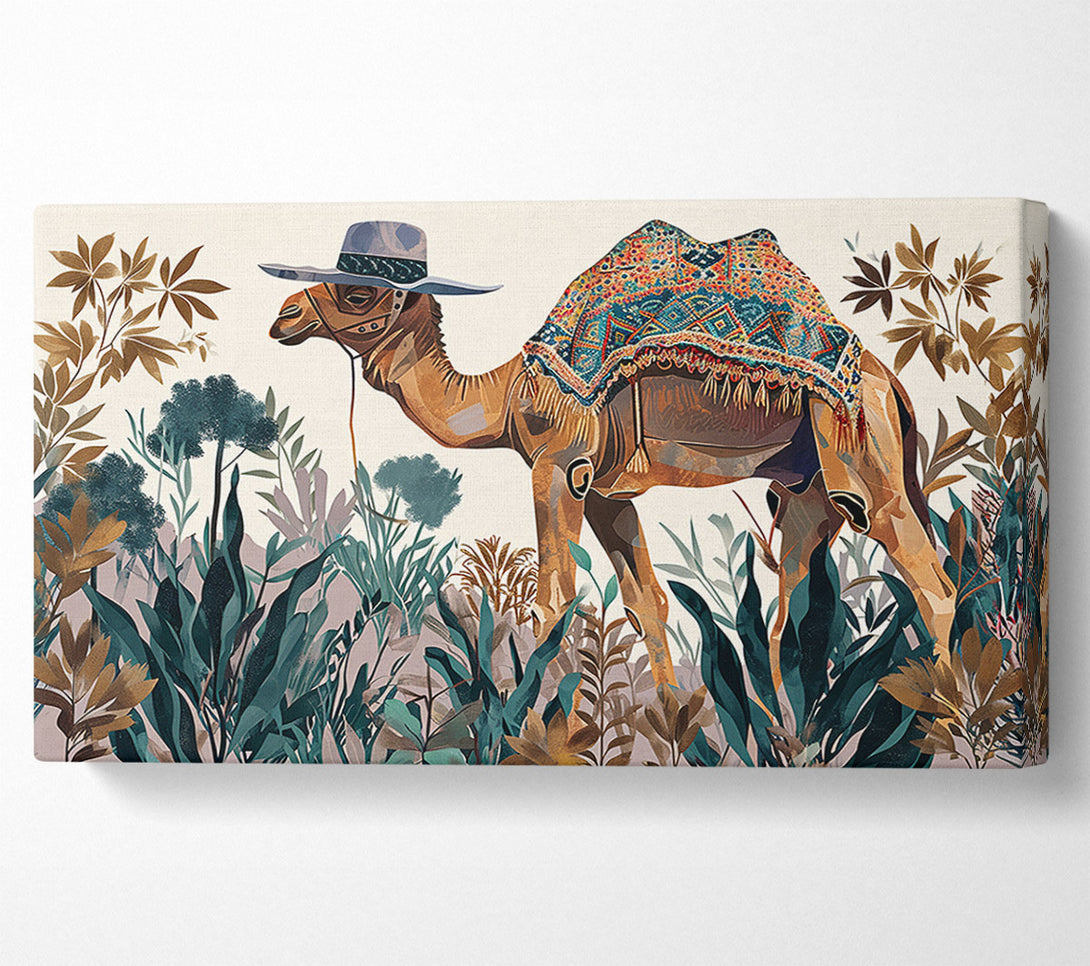  A Canvas Print of Camel Hat Egypt Canvas Art