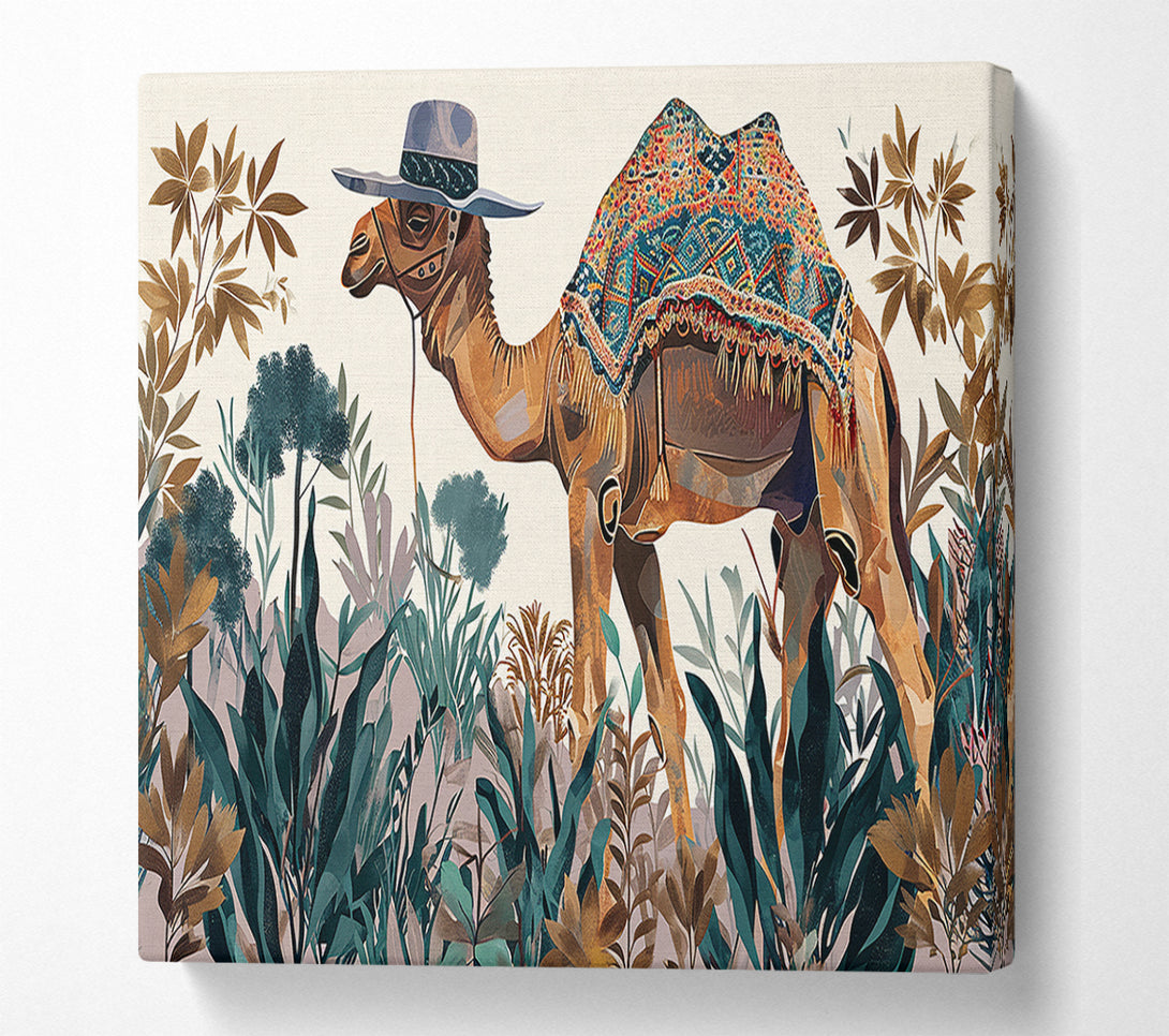  A Canvas Print of Camel Hat Egypt Canvas Art