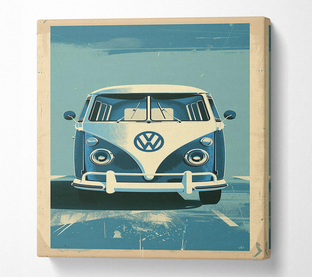  A Canvas Print of Camper Van Canvas Print