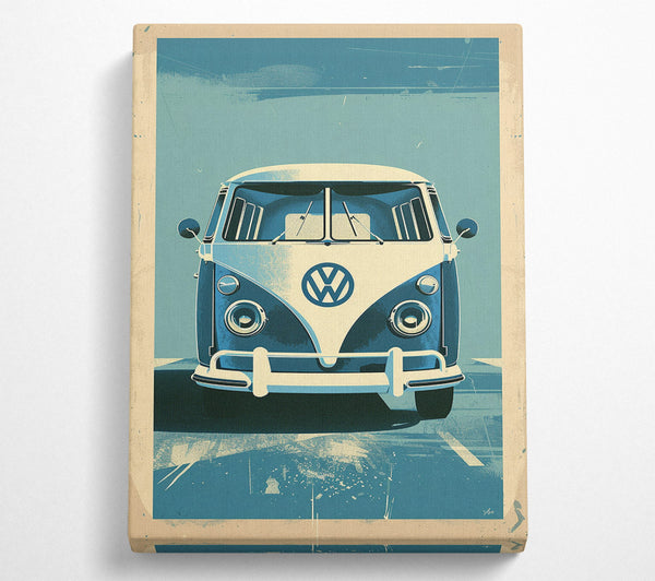  A Canvas Print of Camper Van Canvas Print