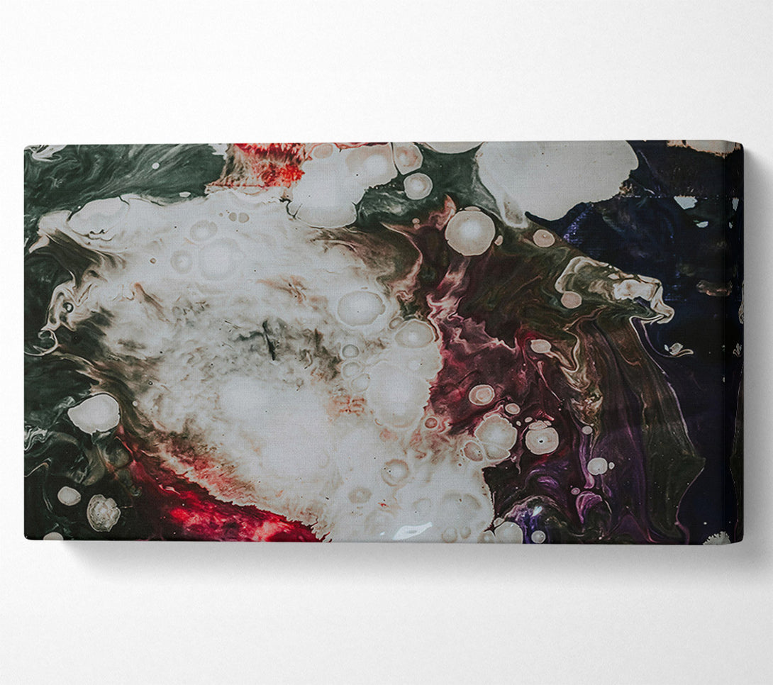  A Canvas Print of White Cosmic Swirls Canvas Art