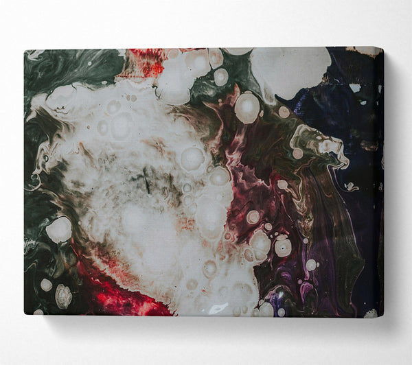  A Canvas Print of White Cosmic Swirls Canvas Art