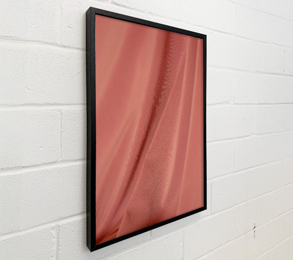 Salmon Silk Drape