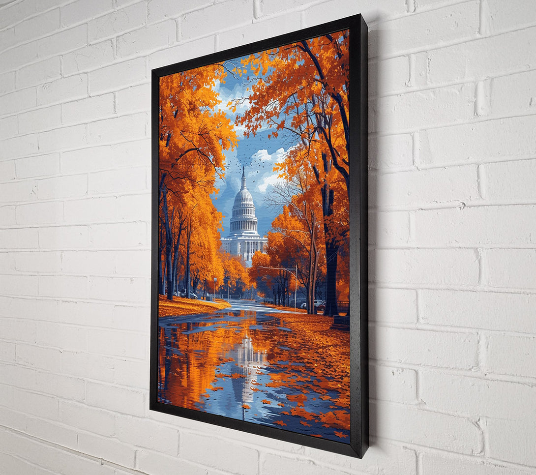  A Canvas Print of Capitol Building Canvas Art