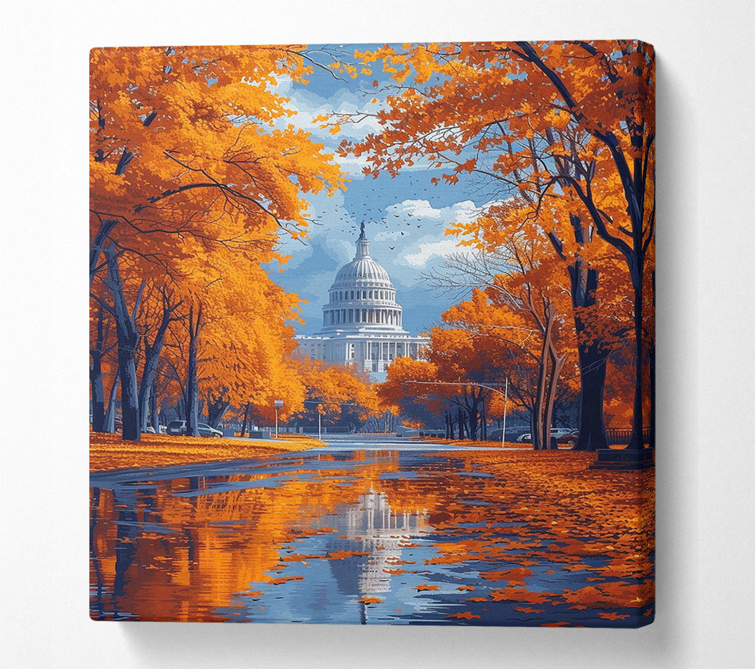  A Canvas Print of Capitol Building Canvas Art