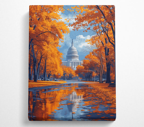  A Canvas Print of Capitol Building Canvas Art