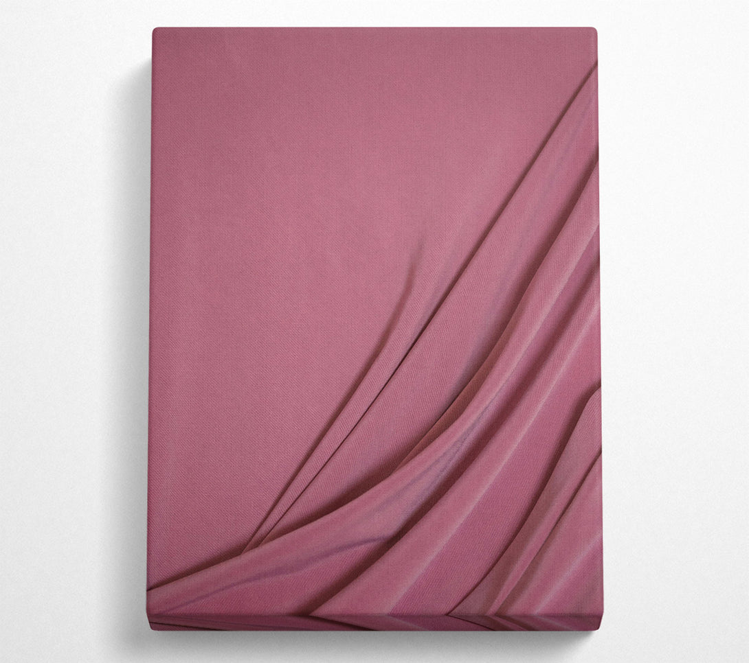  A Canvas Print of Dusty Rose Drape Canvas Print