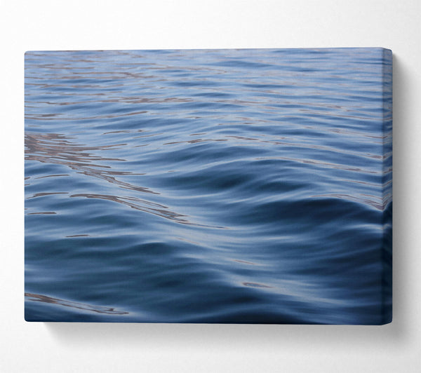  A Canvas Print of Azure Water Ripples Canvas Art