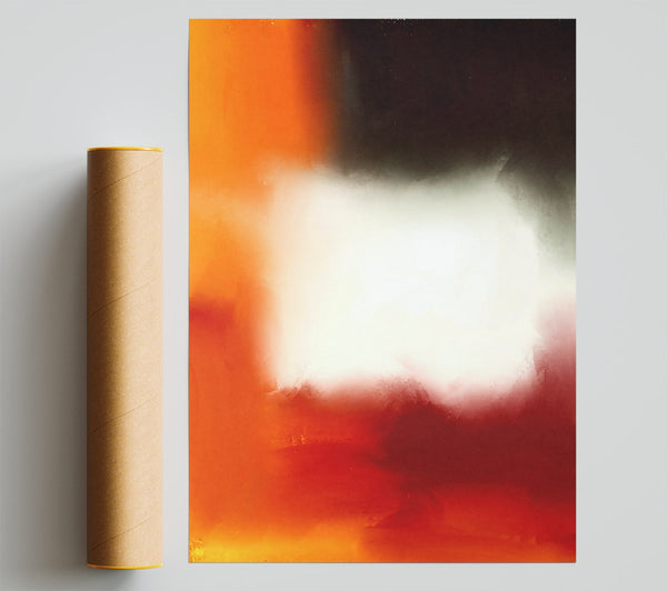 Orange And Black Hues Giclee Print