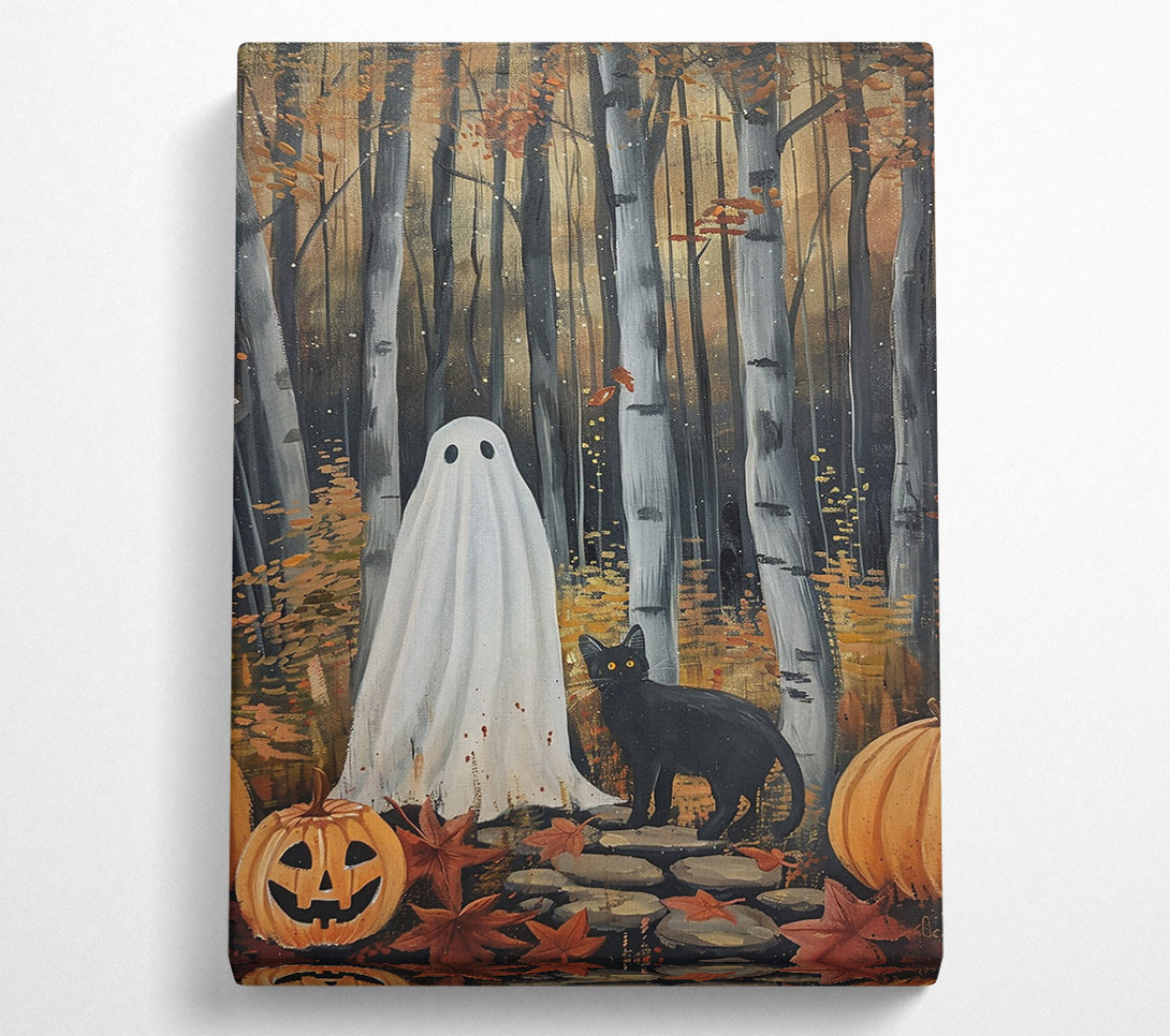  A Canvas Print of Golden Forest Ghost Canvas Wall Art