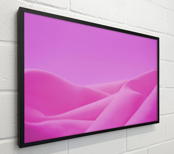 Pink Fabric Waves