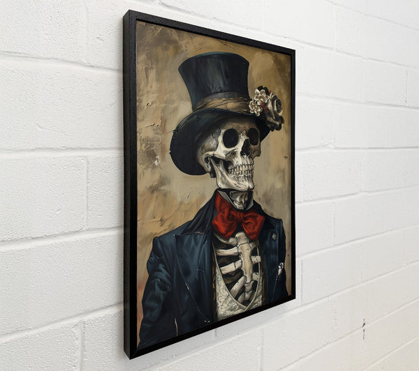 The Blue Bowtie Skeleton