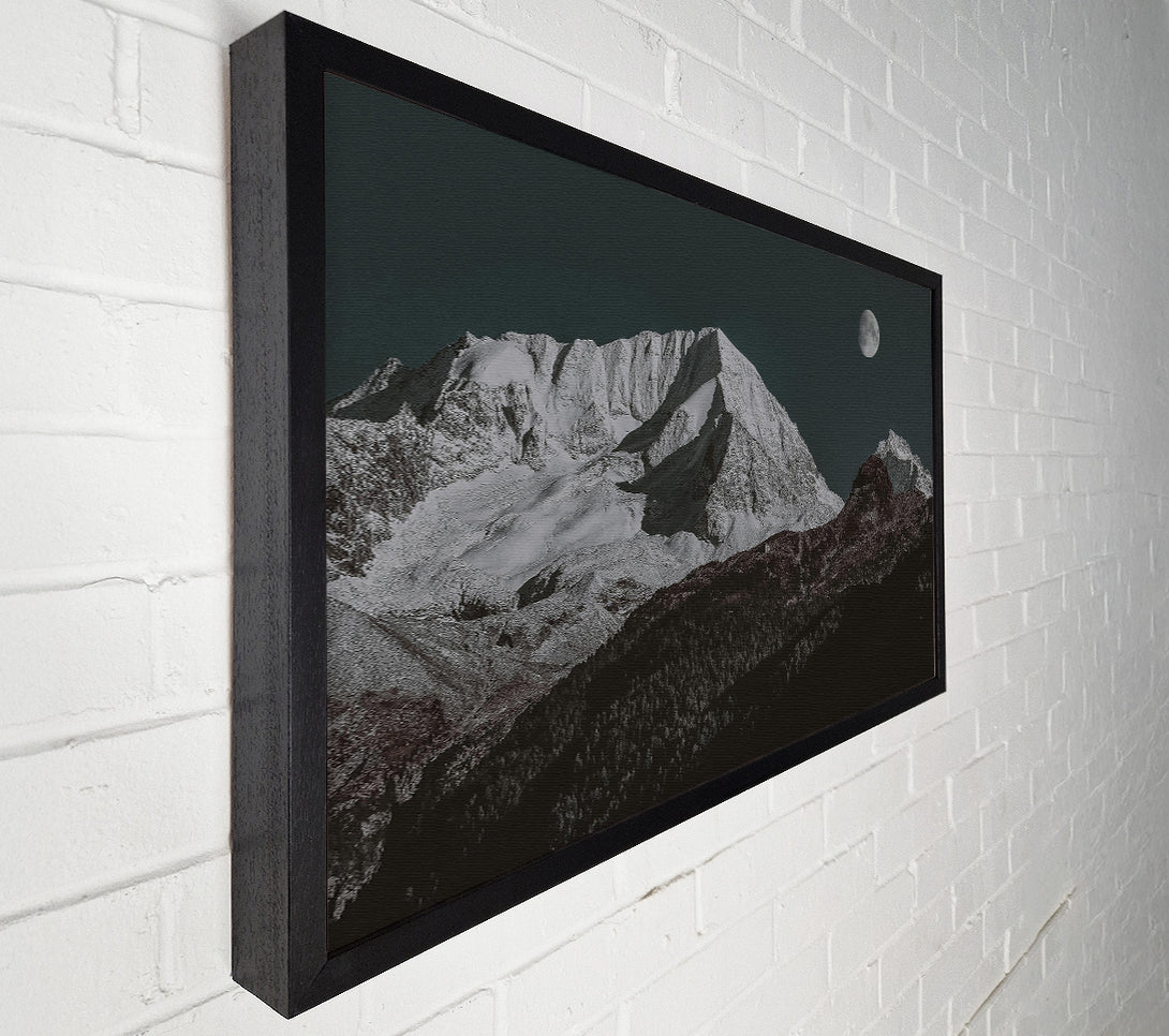  A Canvas Print of Blue Moon Peaks Canvas Wall Art