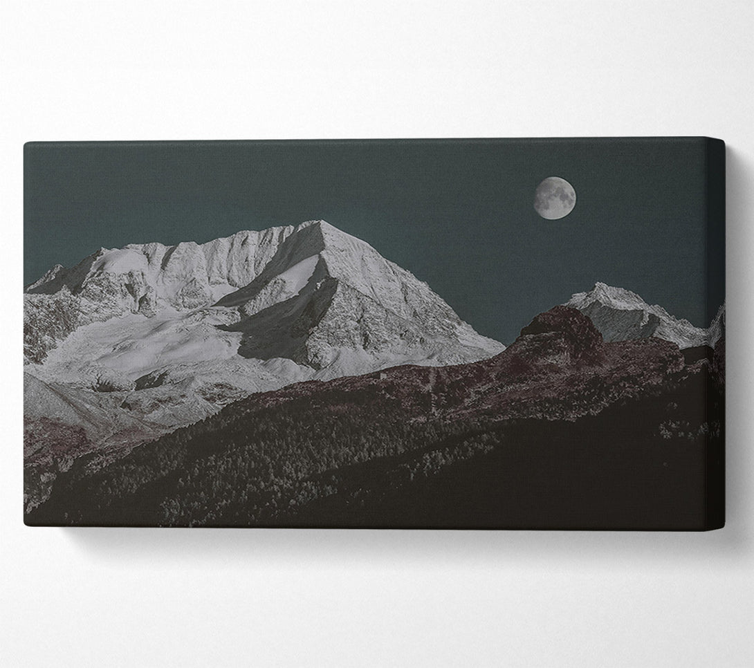  A Canvas Print of Blue Moon Peaks Canvas Wall Art