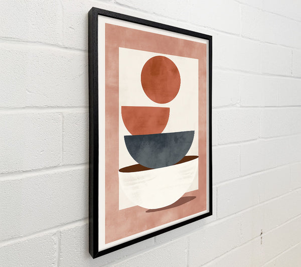 Terracotta Stacked Shapes