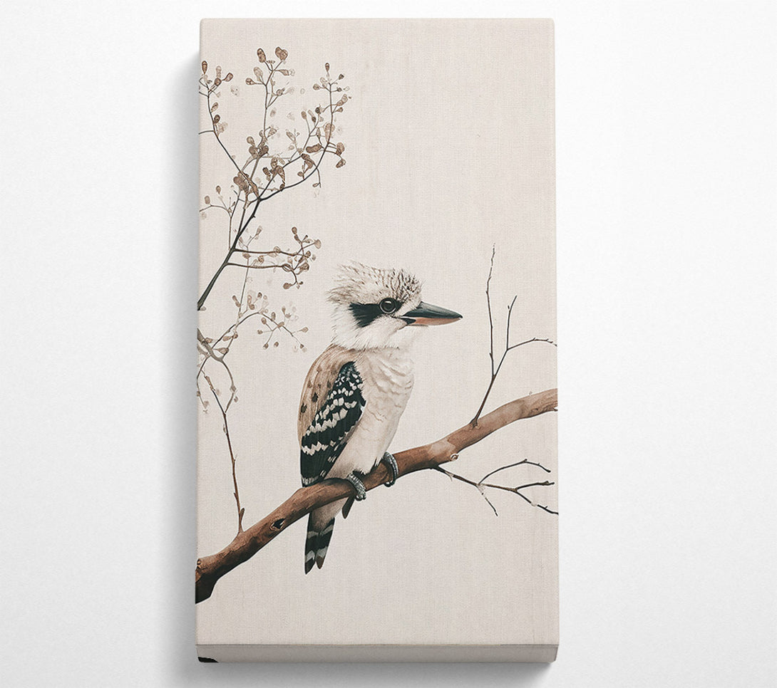  A Canvas Print of Pale Bird On Branch Canvas Art