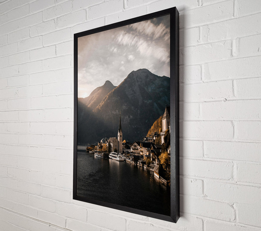 A Canvas Print of Golden Hour Serenity Canvas Art