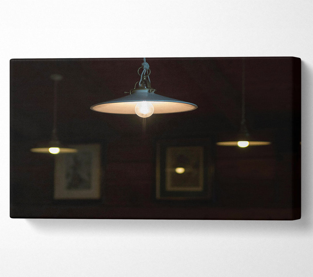  A Canvas Print of White Light In Darkness Canvas Wall Art