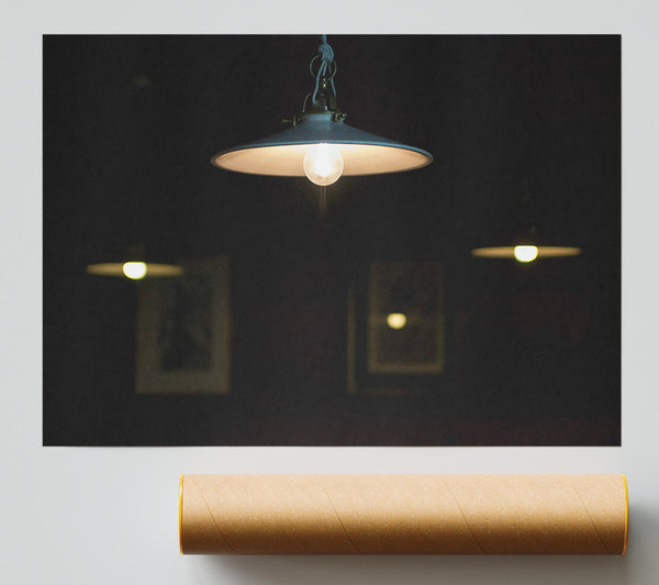 White Light In Darkness Print