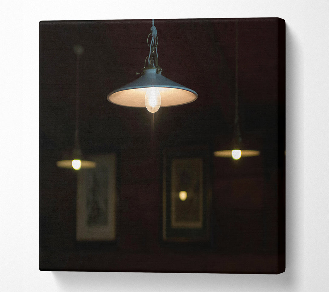  A Canvas Print of White Light In Darkness Canvas Wall Art