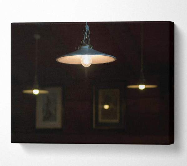  A Canvas Print of White Light In Darkness Canvas Wall Art