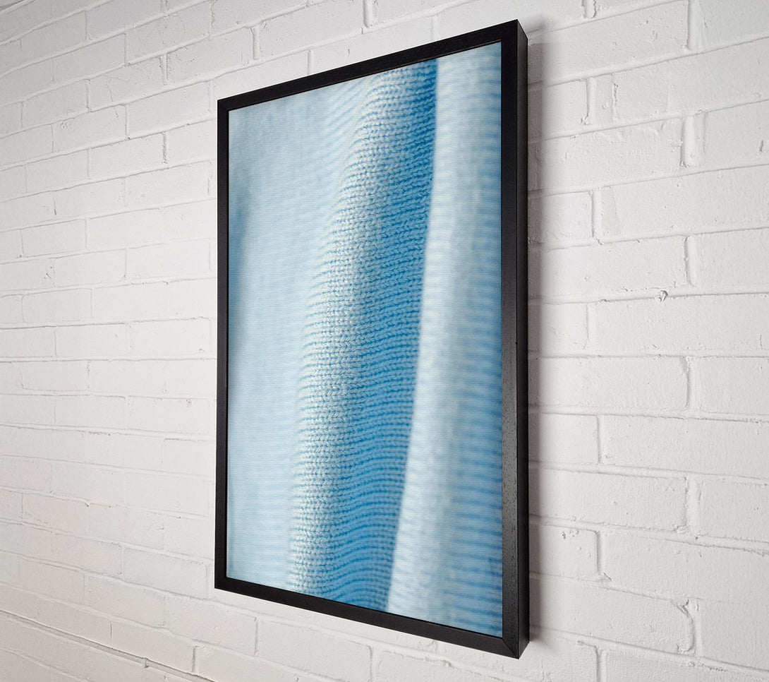  A Canvas Print of Sky Blue Weave Canvas Print