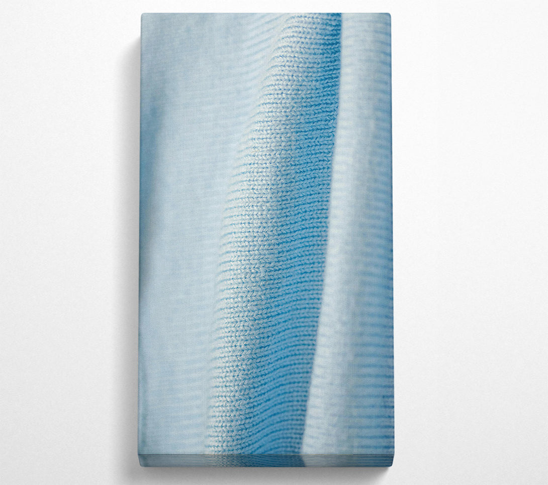  A Canvas Print of Sky Blue Weave Canvas Print