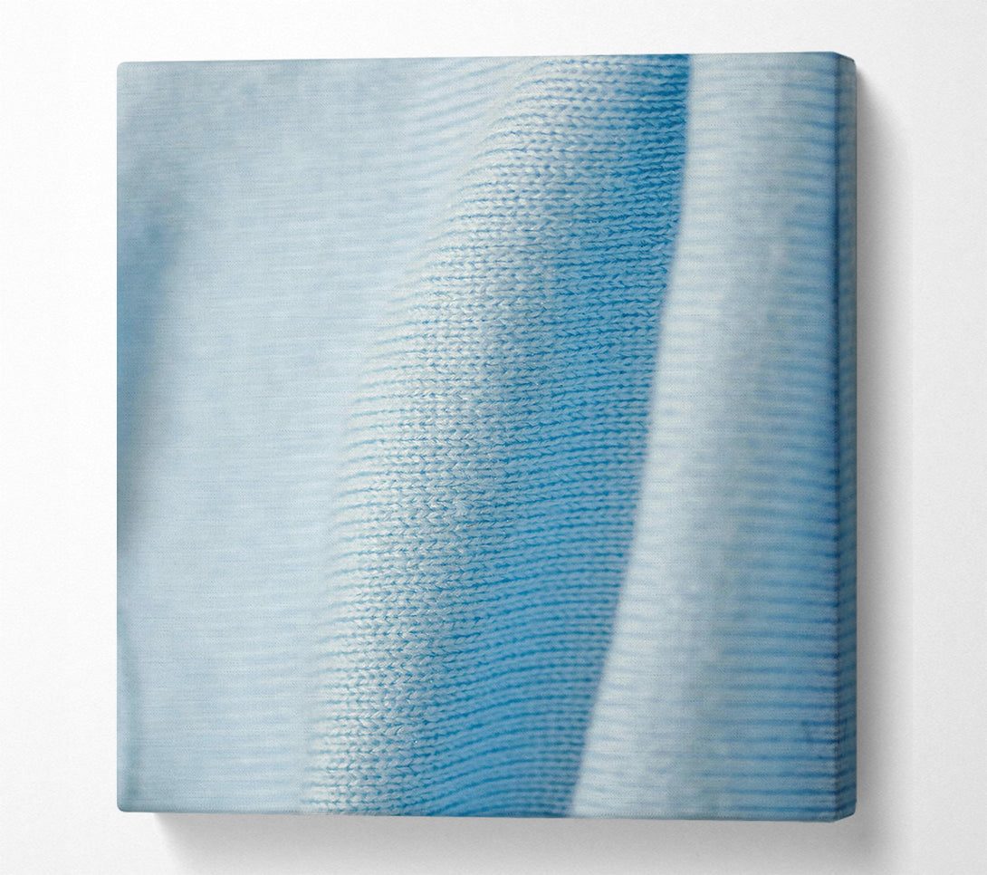  A Canvas Print of Sky Blue Weave Canvas Print