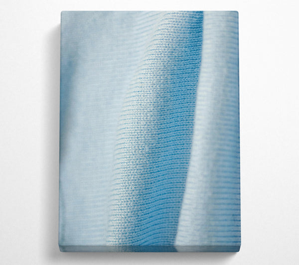  A Canvas Print of Sky Blue Weave Canvas Print