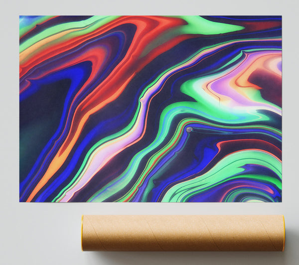 Green Liquid Dreams Poster