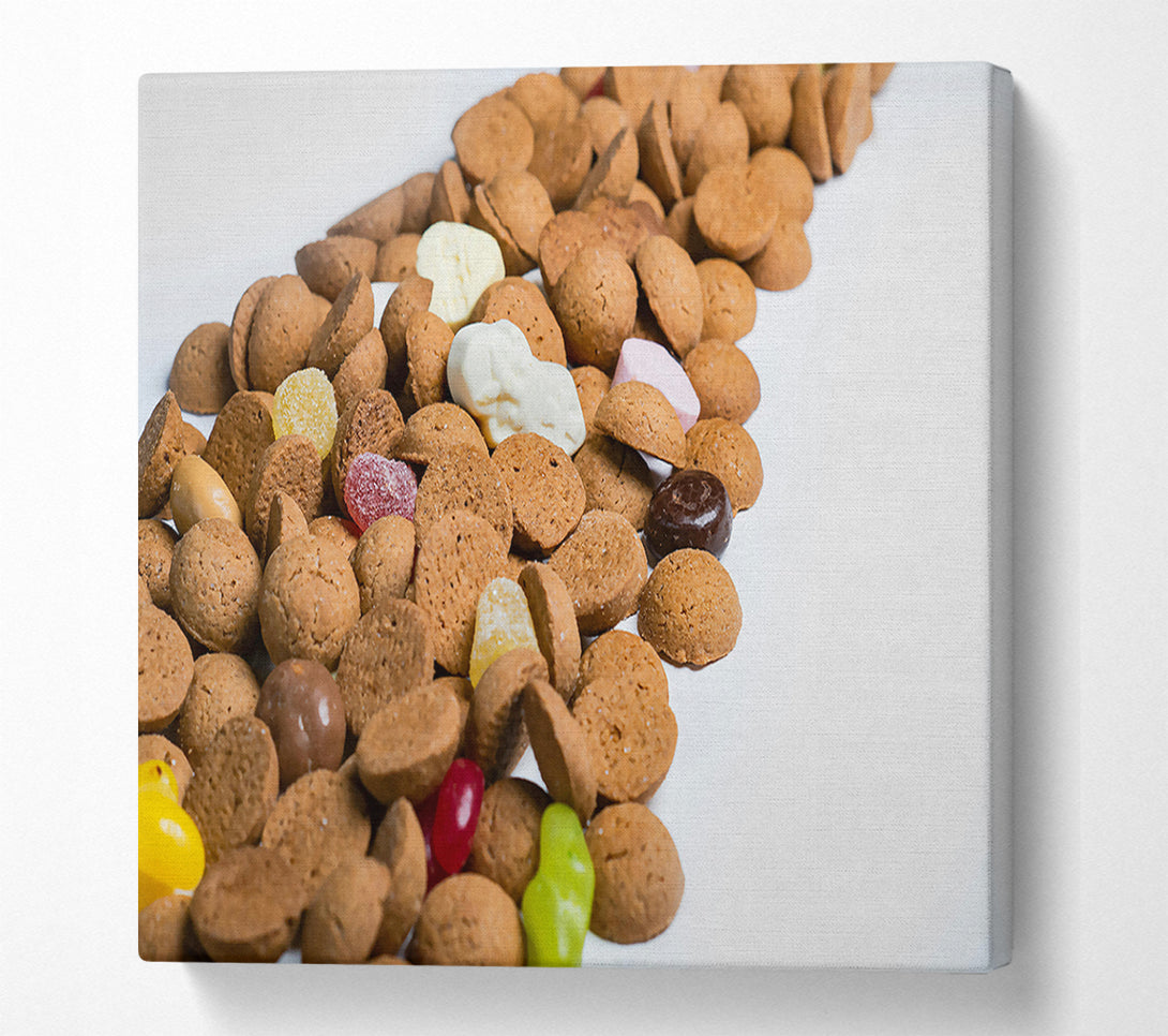  A Canvas Print of Brown Sugar Surprise Canvas Print