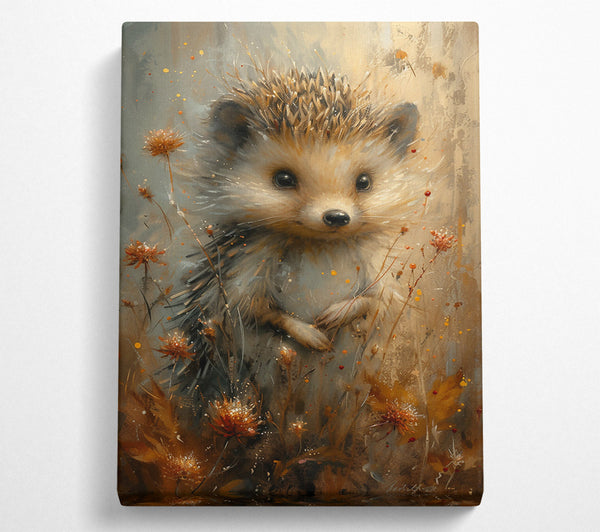  A Canvas Print of Golden Hedgehog Blooms Canvas Print