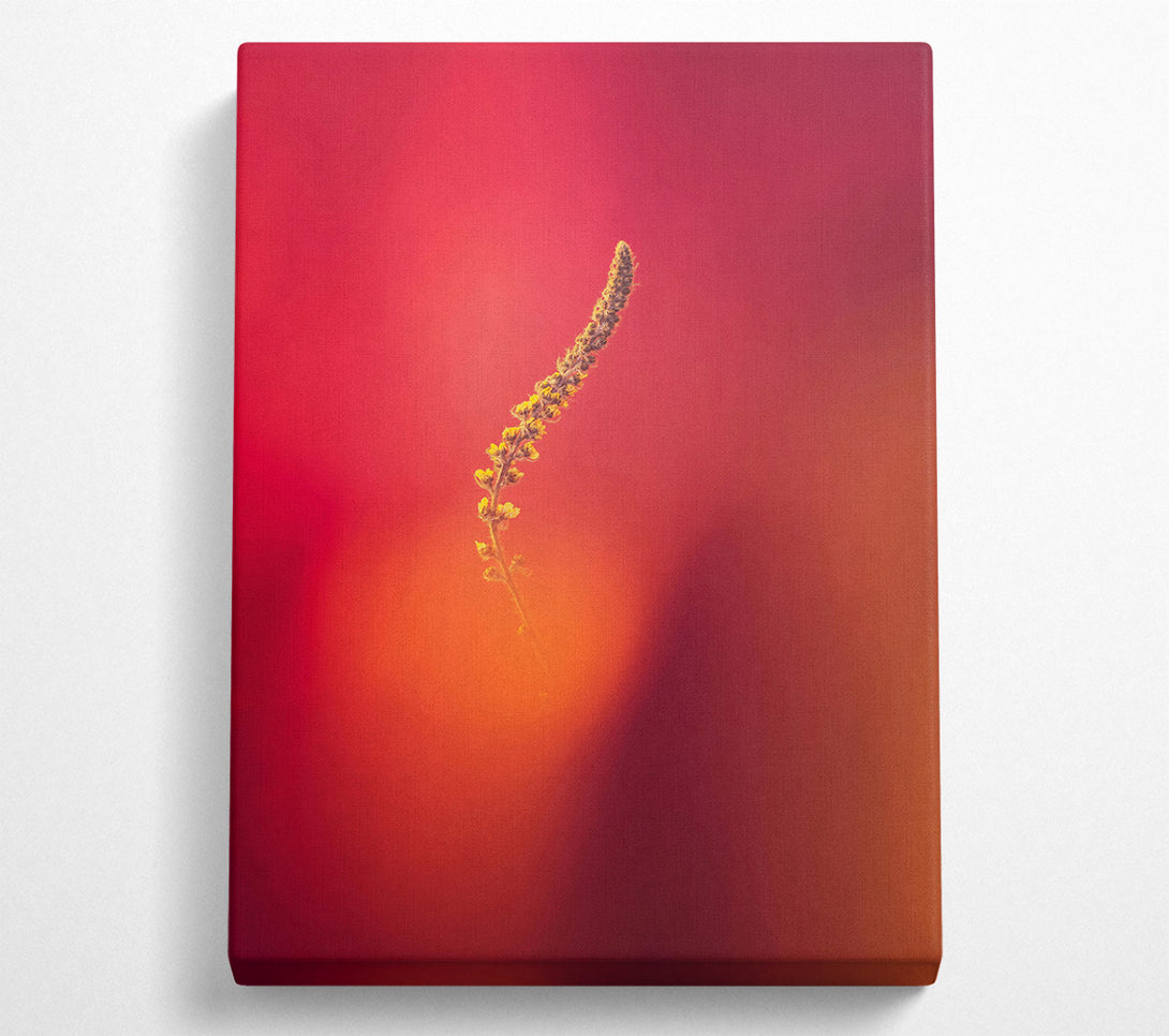  A Canvas Print of Red And Golden Branch Canvas Wall Art