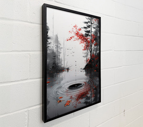 Crimson Forest Reflections