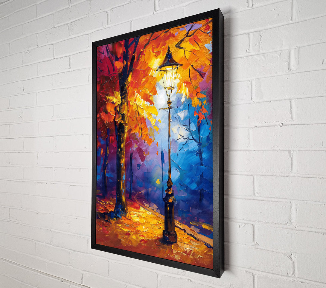  A Canvas Print of Golden Light In Autumn Canvas Print