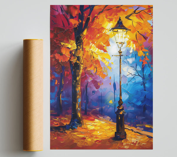 Golden Light In Autumn Print