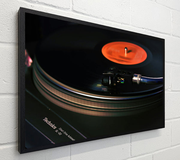 Orange Vinyl Spin